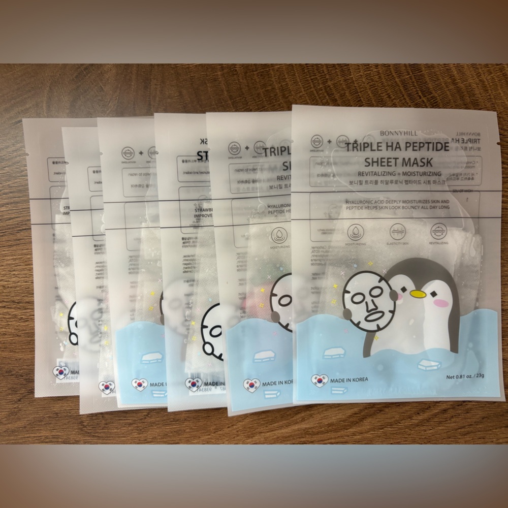 Triple HA Peptide Sheet Mask —5pack